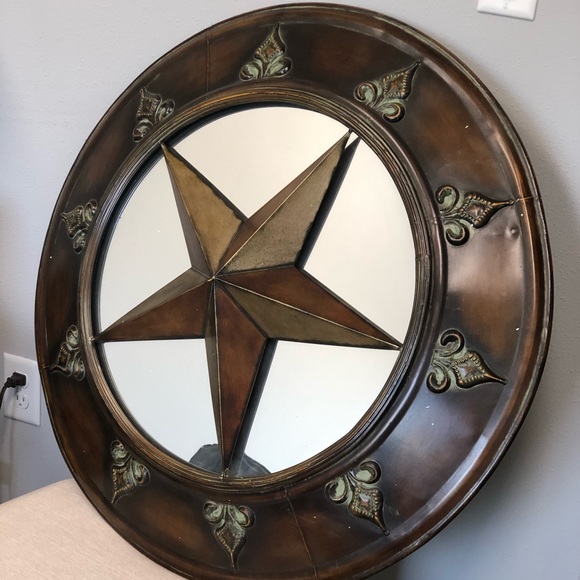 Rustic Star Mirror - Picture 2 of 3